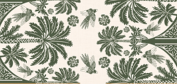 Tecido Estampado de Fio Flamê