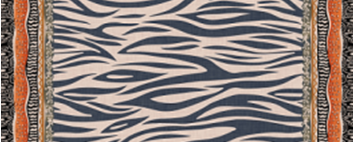 Tecido Estampado de Fio Flamê