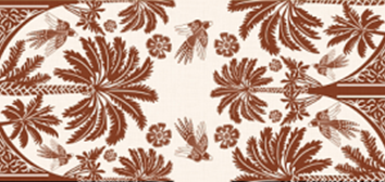 Tecido Estampado de Fio Flamê