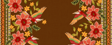 Tecido Crepe Estampado tipo Casca de Árvore