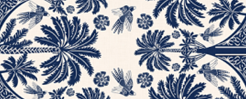 Tecido Estampado de Fio Flamê