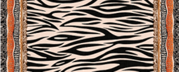 Tecido Estampado de Fio Flamê