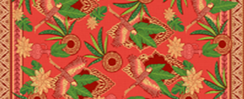 Tecido Estampado de Fio Flamê