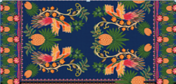 Tecido Estampado de Fio Flamê