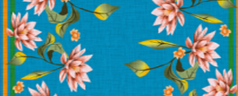 Tecido Estampado de Fio Flamê