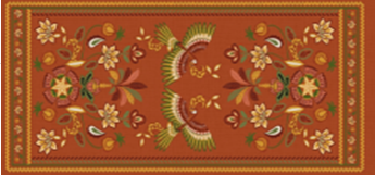 Tecido Estampado de Fio Flamê