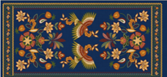 Tecido Estampado de Fio Flamê