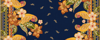 Tecido Estampado de Fio Flamê