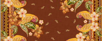 Tecido Estampado de Fio Flamê