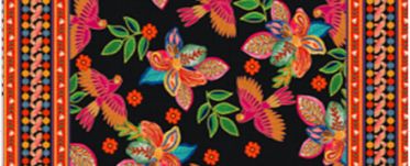 Tecido Crepe Estampado Tipo Casca de Árvore