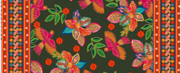 Tecido Crepe Estampado Tipo Casca de Árvore