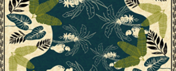 Tecido Estampado de Fio Flamê