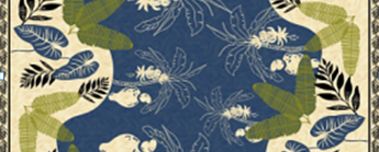 Tecido Estampado de Fio Flamê