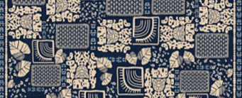 Tecido Estampado de Fio Flamê